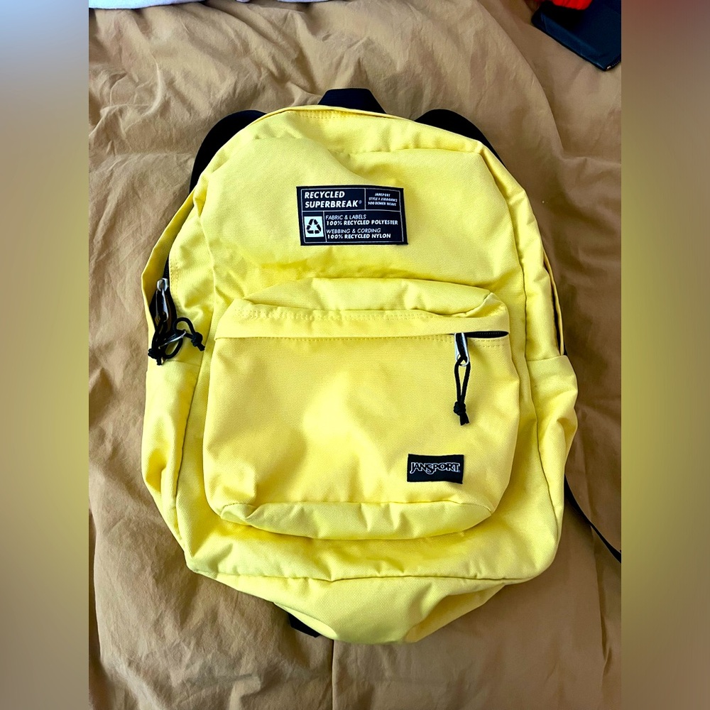 Jansport Recycled Superbreak Yellow Backpack